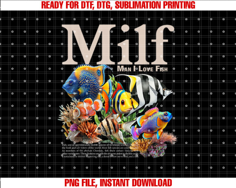 MILF Man I Love Fish Funny Fishing Fisherman Humor Nature T-shirt