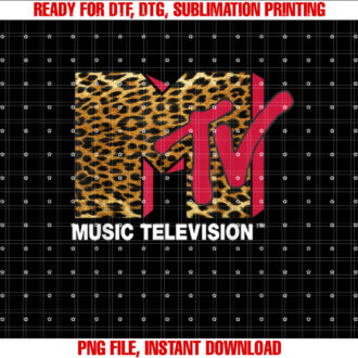 MTV Leopard Print T-shirt