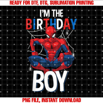 Marvel SpiderMan Classic Im The Birthday Boy T-shirt
