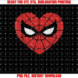 Marvel SpiderMan Face Mask Valentines Heart T-shirt