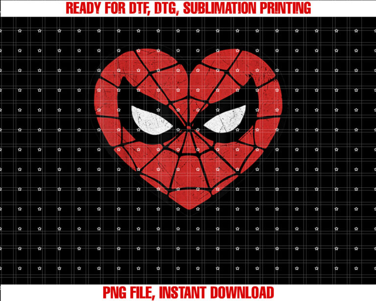 Marvel SpiderMan Face Mask Valentines Heart T-shirt