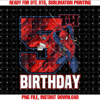 Marvel SpiderMan Web Swing 5th Birthday T-shirt