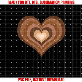 Melanin Retro Heart History Pride Valentines Day T-shirt
