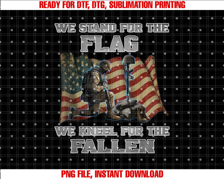 Memorial Day Tee We Stand for the Flag We Kneel for Fallen T-shirt