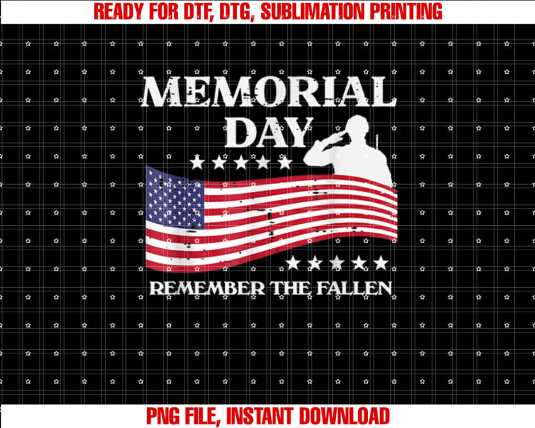 Memorial Day USA Flag Remember Honor Patriot Men Women Kids T-shirt