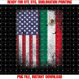 Mexican American Flag Mexico Usa Mexicana Mexicano T-shirt