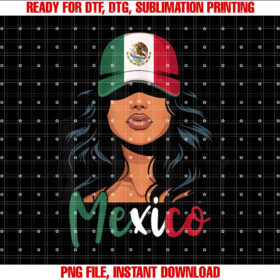 Mexican Girl Mexico Flag Proud Mexicana Women T-shirt