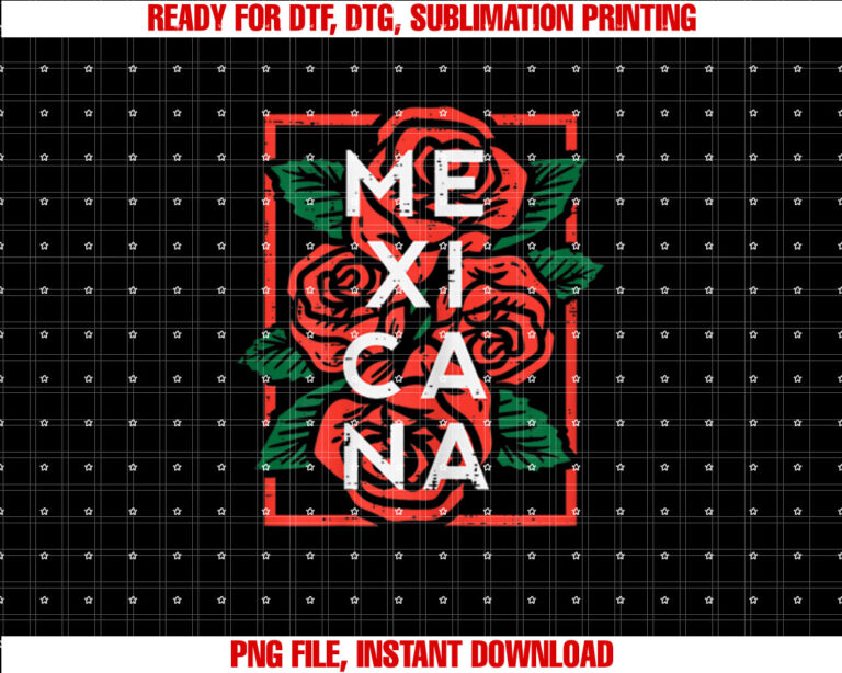 Mexican Independence Day Mexicana Roses Women Girls Kids T-shirt