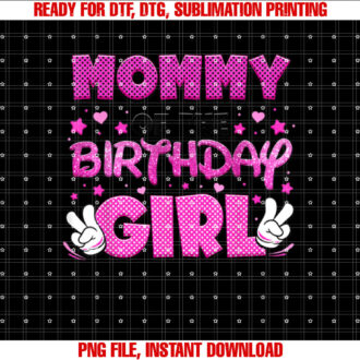 Mom And Dad Mommy Of The Birthday Girl Family Party Decor T-shirt
