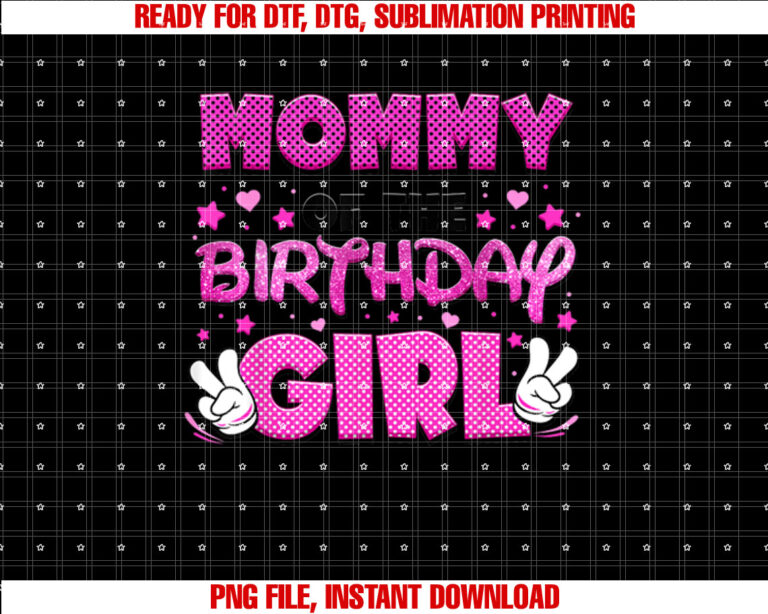 Mom And Dad Mommy Of The Birthday Girl Family Party Decor T-shirt