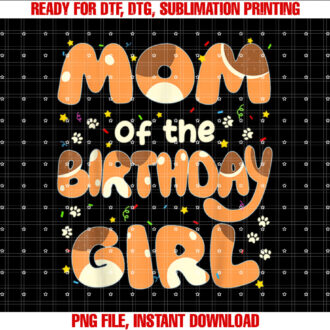 Mom And Dad Of The Birthday Girl Dog Family Party Decor T-shirt