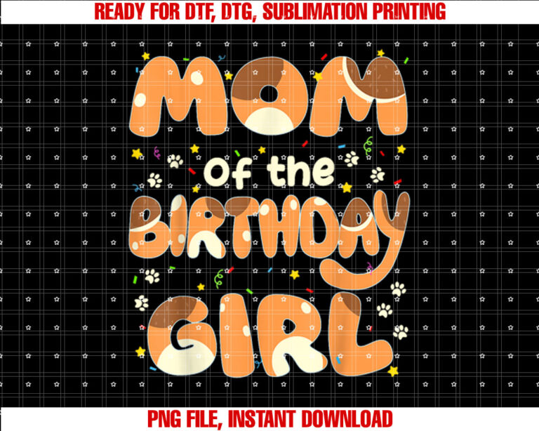 Mom And Dad Of The Birthday Girl Dog Family Party Decor T-shirt