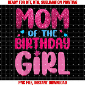 Mom And Dad Of The Birthday Girl Family Party Decorations T-shirt