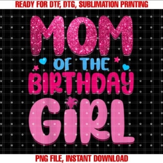 Mom And Dad Of The Birthday Girl Family Party Decorations T-shirt