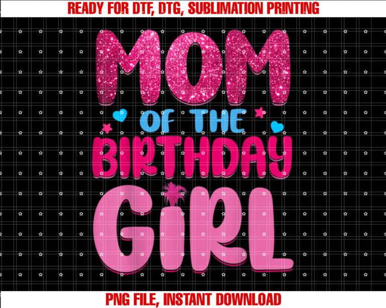 Mom And Dad Of The Birthday Girl Family Party Decorations T-shirt