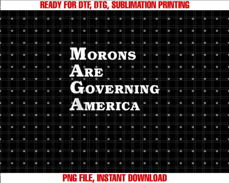 Morons Are Governing America Political Satire Protest T-shirt