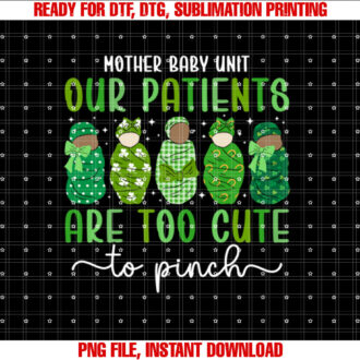 Mother Baby Unit St Patricks Day Mother Baby Nurse Irish T-shirt