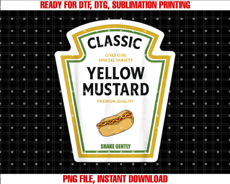 Mustard Halloween 2025 Costume Family Ketchup Sauce T-shirt