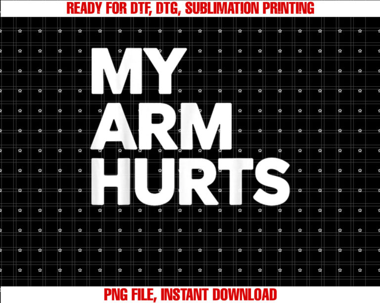 My Arm Hurts Funny Gym Workout Weightlifting Humor Sarcasm T-shirt