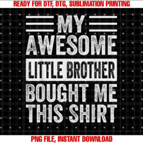 My Awesome Little Brother Bought Me This Funny T-shirt