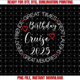 My Birthday Cruise Trip 2025 Vacation Family Group T-shirt