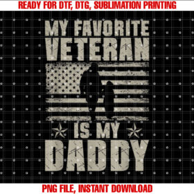 My Favorite Veteran is My Daddy Veterans Day Usa Flag T-shirt