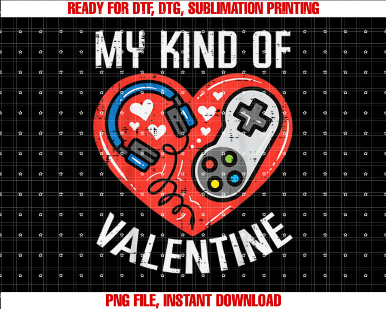 My Kind Valentine Gamer Valentines Day Gaming Men Boys Kids T-shirt