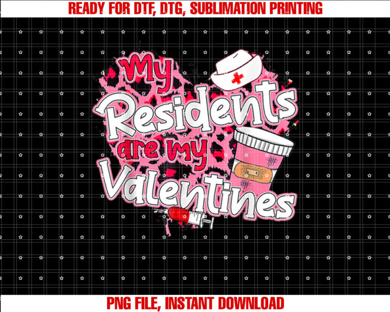 My Residents Are My Valentine Valentines Day Doctor Nurse T-shirt