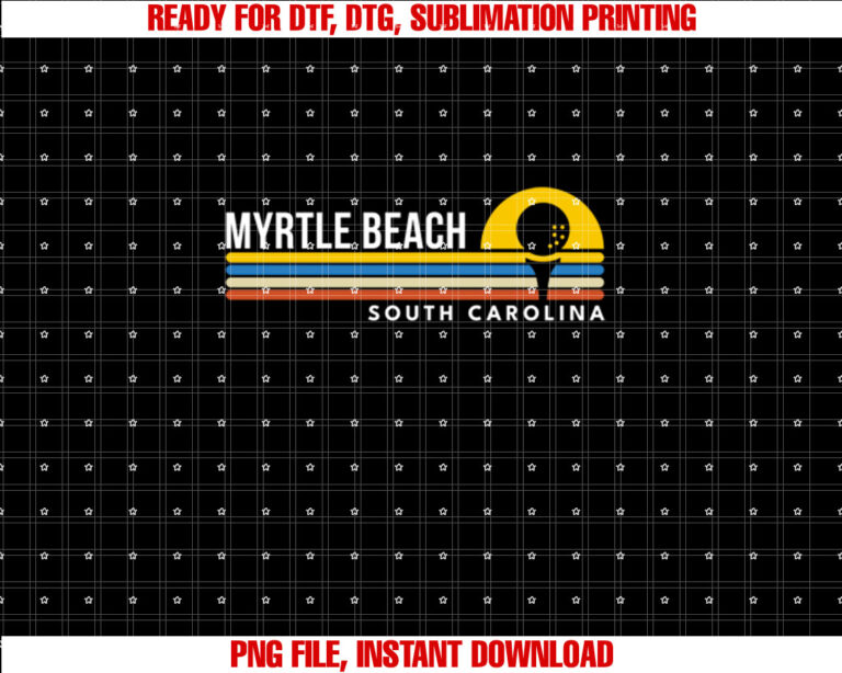 Myrtle Beach South Carolina SC Golf Vintage Retro Souvenirs T-shirt