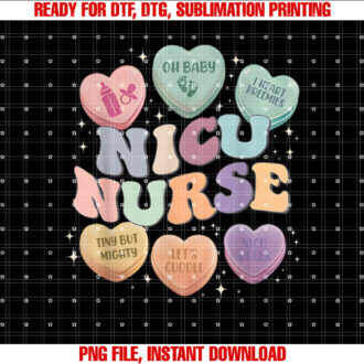 NICU Valentine NICU Nurse Valentines Day ICU Nurses Women T-shirt