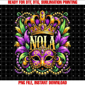 Nola New Orleans Mardi Gras 2025 T-shirt