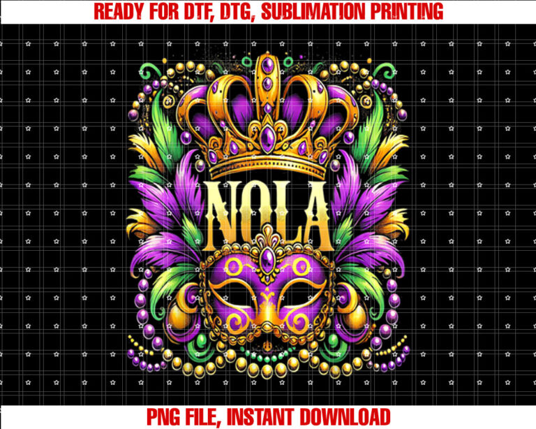 NOLA New Orleans Mardi Gras 2025 T-shirt