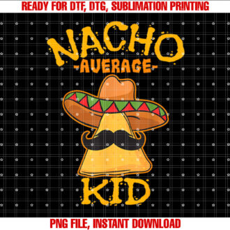 Nacho Average Kid Child Young Boy Toddler Cinco de Mayo T-shirt