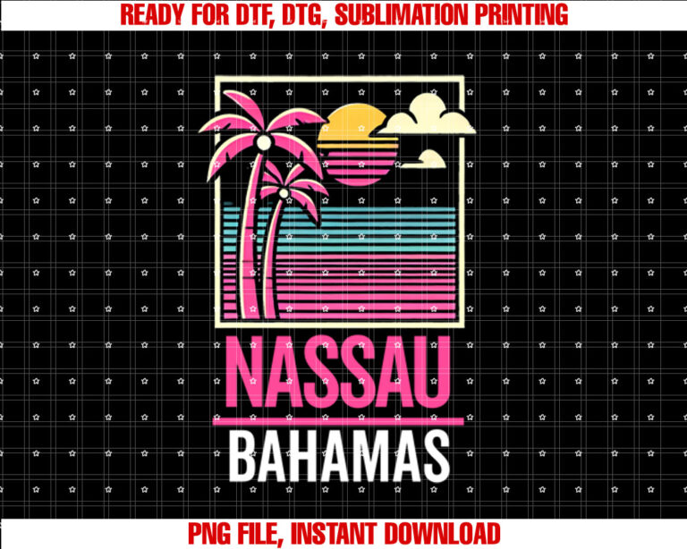 Nassau Bahamas Souvenir Vacation Travel Men Women Reminder T-shirt