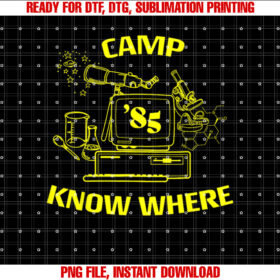 Netflix Stranger Things Camp Know Where 85 T-shirt