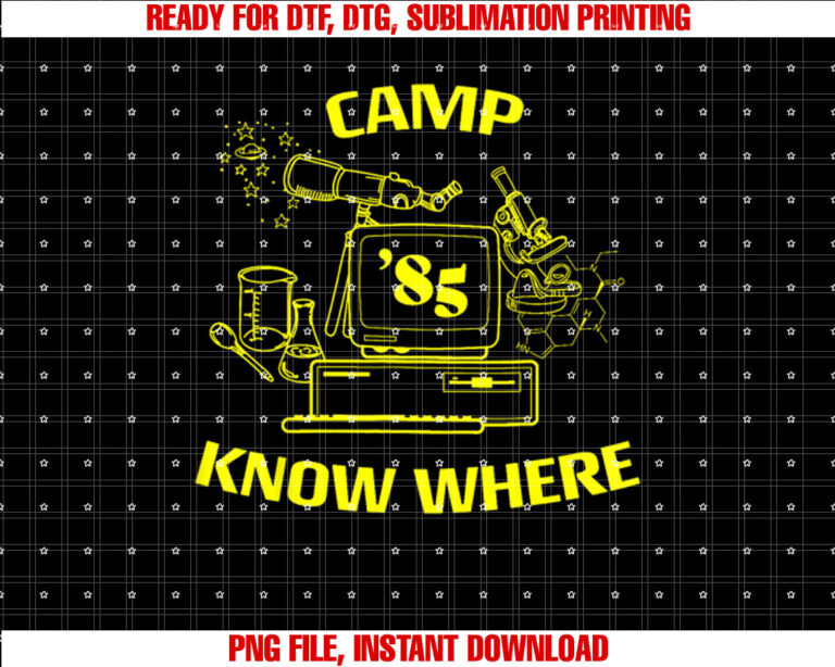 Netflix Stranger Things Camp Know Where 85 T-shirt
