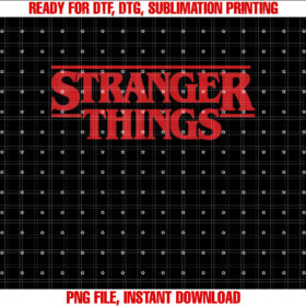 Netflix Stranger Things Simple Red T-shirt