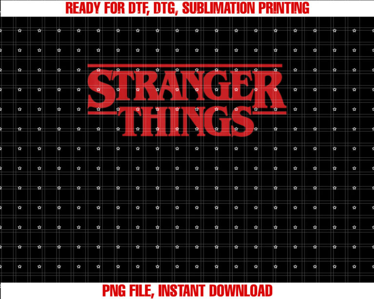 Netflix Stranger Things Simple Red T-shirt