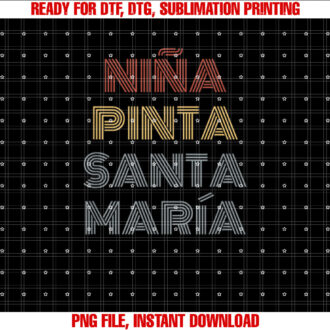 NiÃa Pinta Santa Maria History Christopher Columbus Day T-shirt