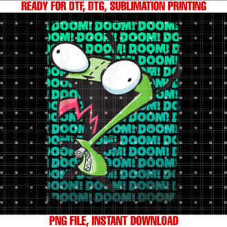 Nickelodeon Invader Zim GIR Impending DOOM Song T-shirt