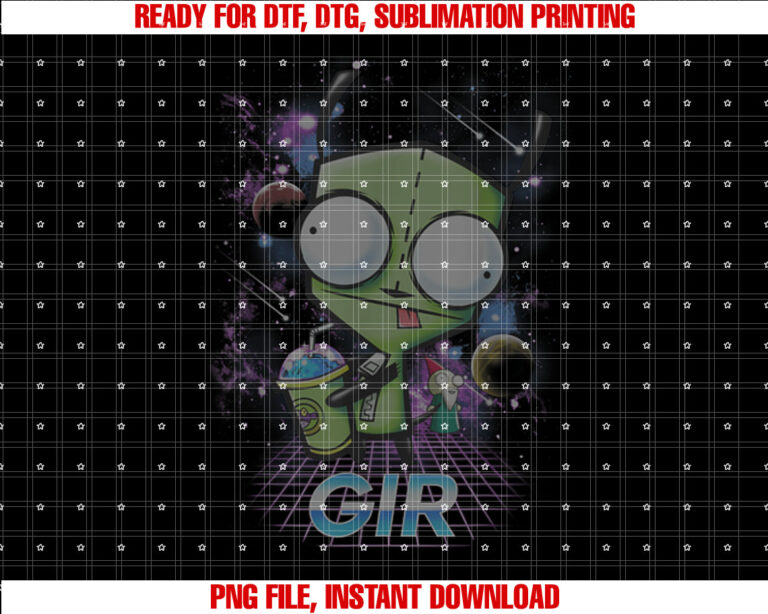 Nickelodeon Invader Zim Gir Slushee Adventure T-shirt
