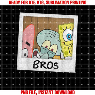 Nickelodeon mens Classic Nickelodeon Spongebob Squarepants BROS T-shirt