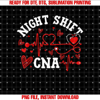 Night Shift CNA Certified Nursing Assistant Valentines Day T-shirt