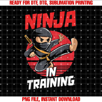 Ninja In Training Costume Party Warrior Boys Girls Kids T-shirt