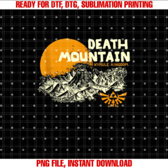 Nintendo Legend Of Zelda Hyrule Death Mountain Scenery T-shirt