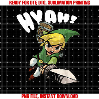 Nintendo Legend Of Zelda Link Hyah T-shirt