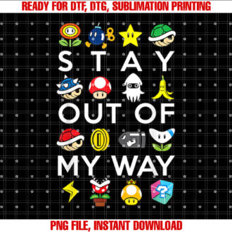 Nintendo Mario Kart Stay Out Of My Way Graphic T-shirt