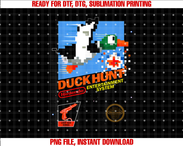 Nintendo NES Duck Hunt Retro Vintage Graphic T-shirt