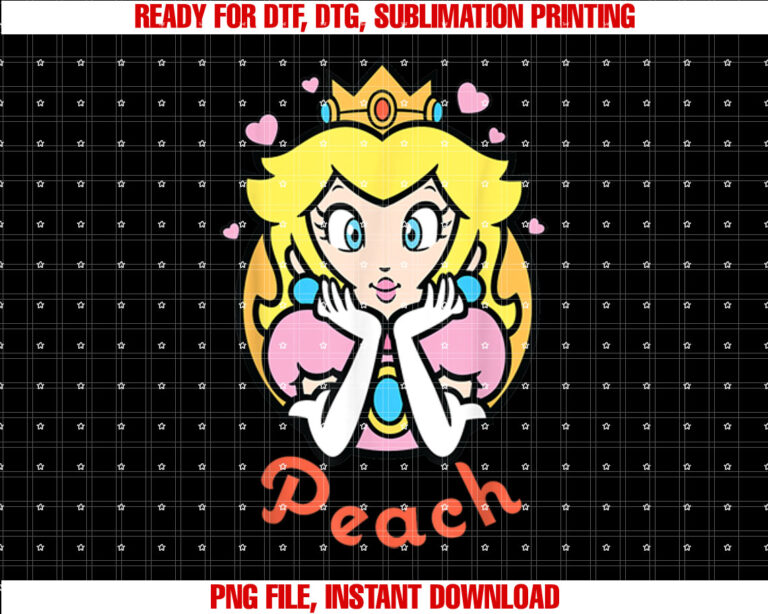 Nintendo Super Mario Princess Peach Portrait T-shirt