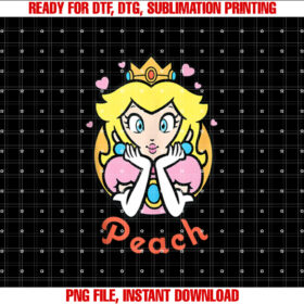 Nintendo Super Mario Princess Peach Portrait T-shirt